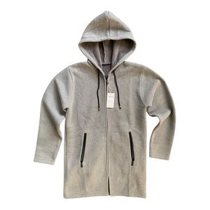 Men's Gray Hooded Jacket